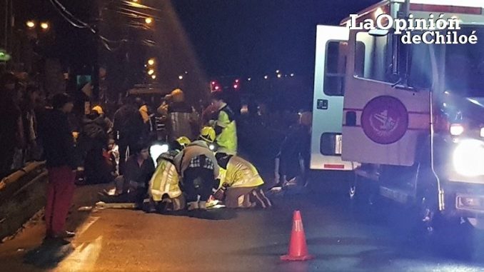 accidente quellón 20-5-2018