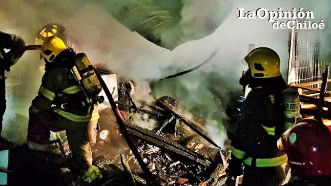 incendio quellón 11-10-2019