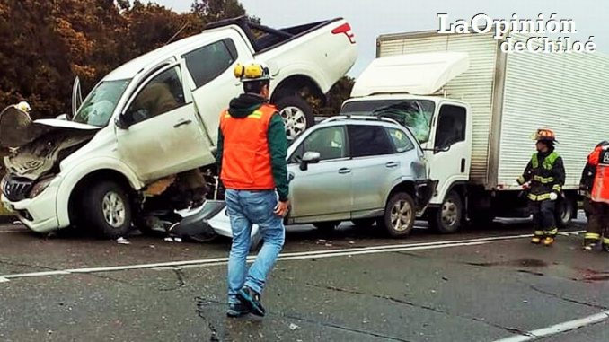 accidente múltiple ancud 15-11-2019