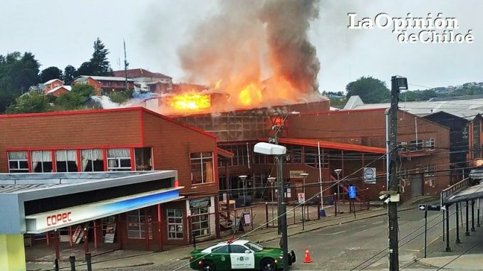 incendio mercado ancud