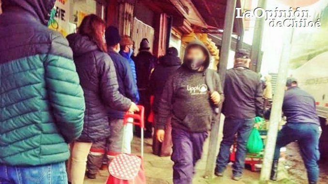 filas en Ancud